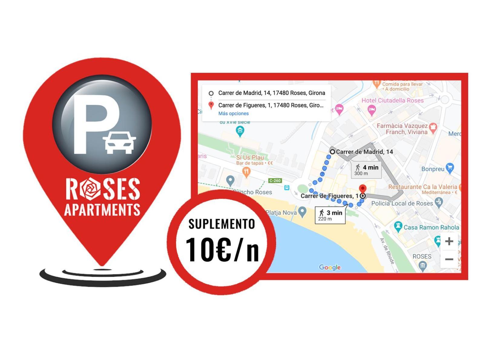 Roses Apartments Ocean 2 Habitaciones Vista Mar Lateral Exterior photo